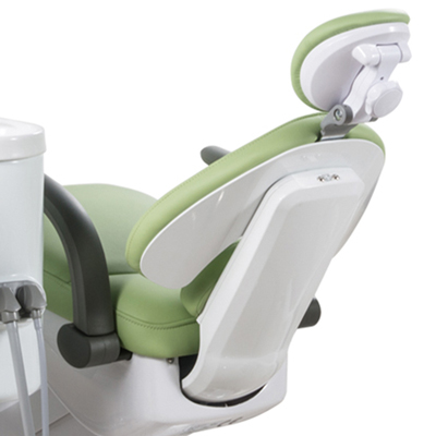 Characteristic Of AJ22 Dental Unit: Electrically adjustable retractable backrest